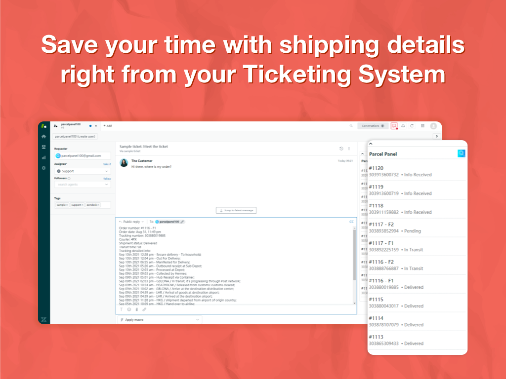 Parcel Panel screenshot 1